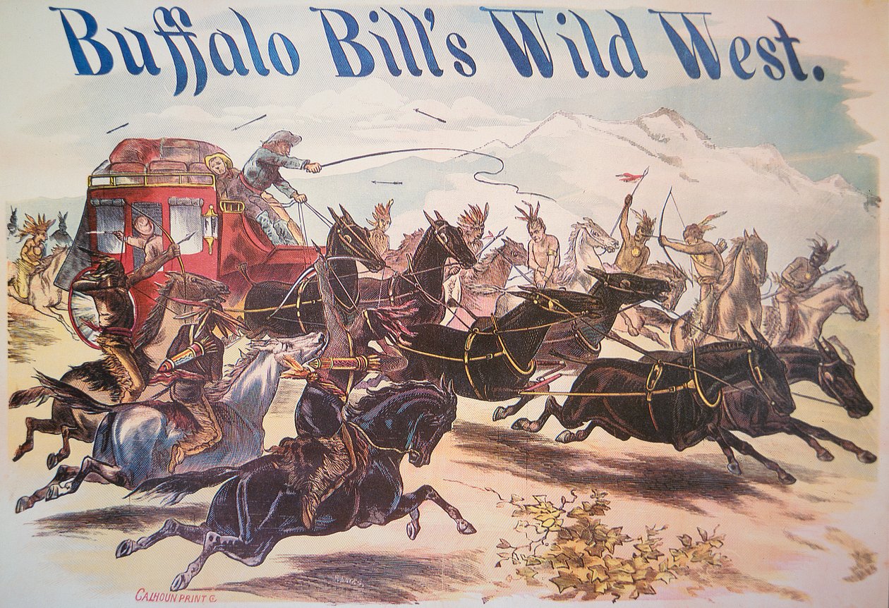 Poster del Wild West Show di Buffalo Bill, c.1885 da American School