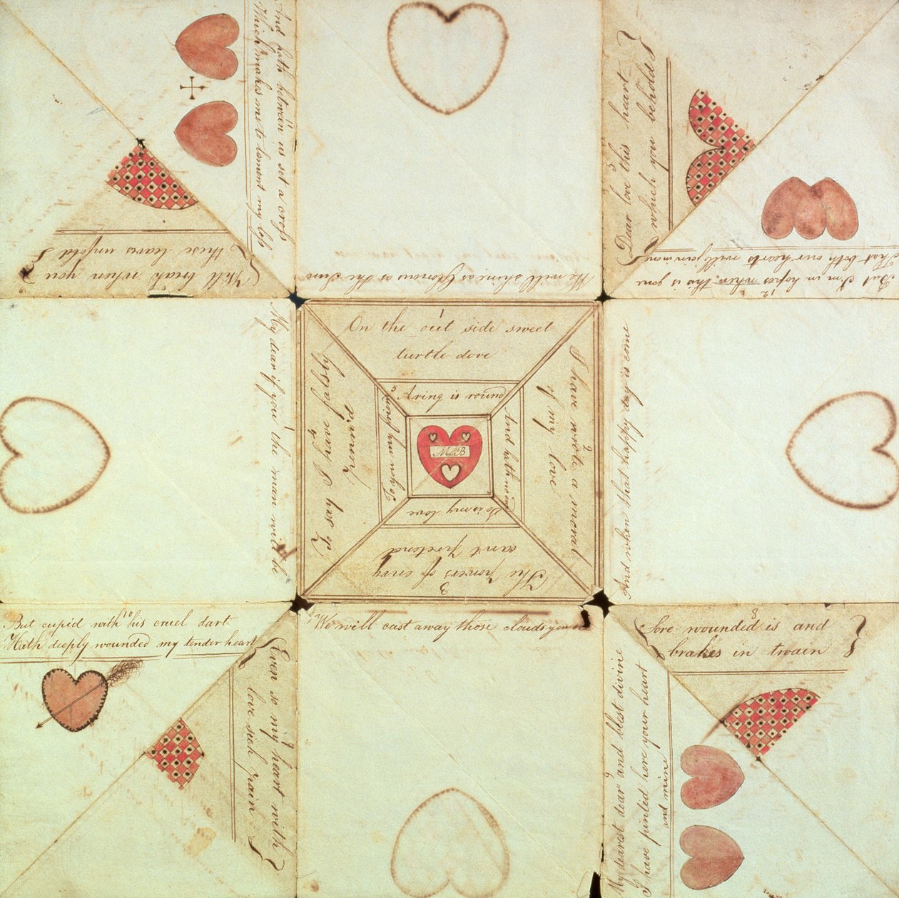 Rebus Valentine, c.1760 da American School
