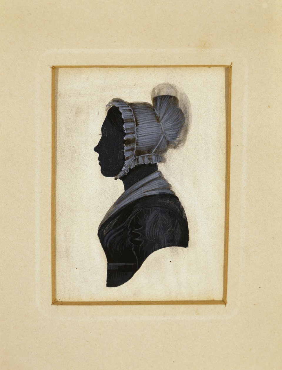 Silhouette di una signora da American School