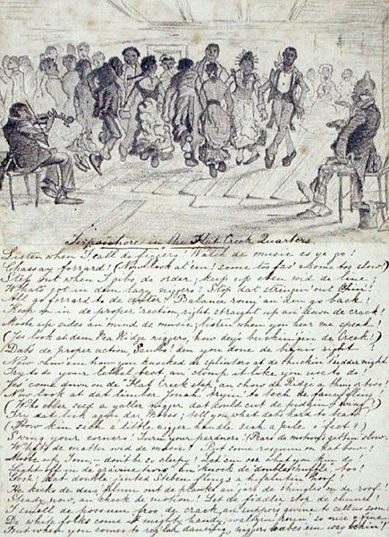 Terpischore nei quartieri di Flat Creek, Pea Ridge, c.1860 da American School