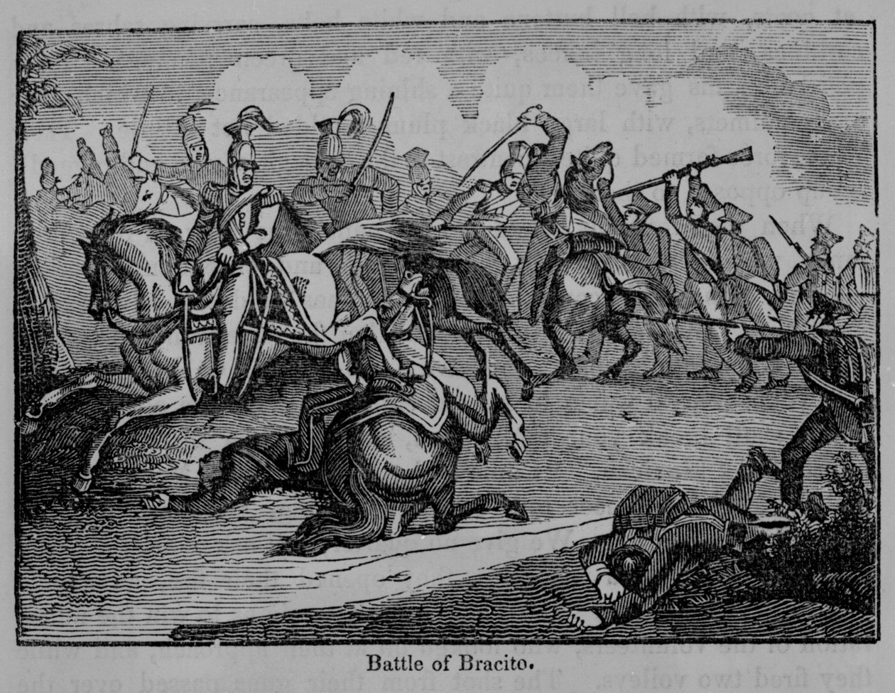 La battaglia di Bracito, illustrazione da 