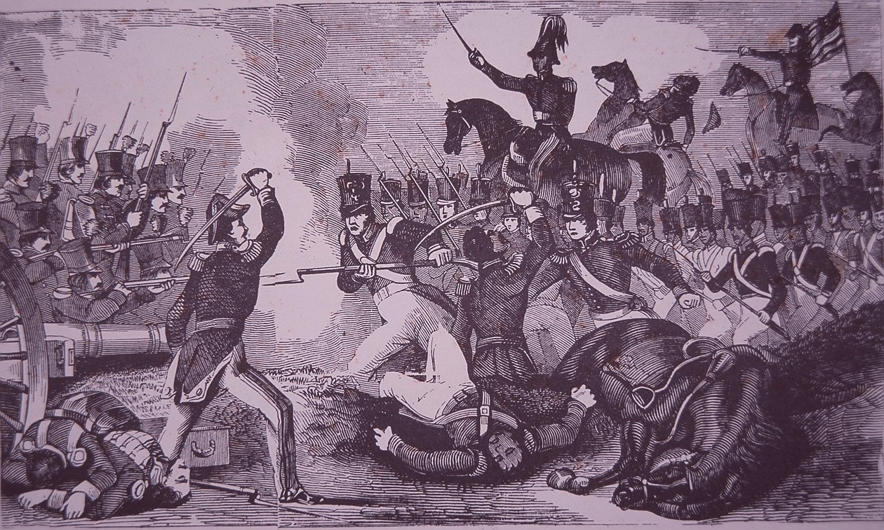 La Battaglia di Churubusco, Guerra messicano-americana da American School