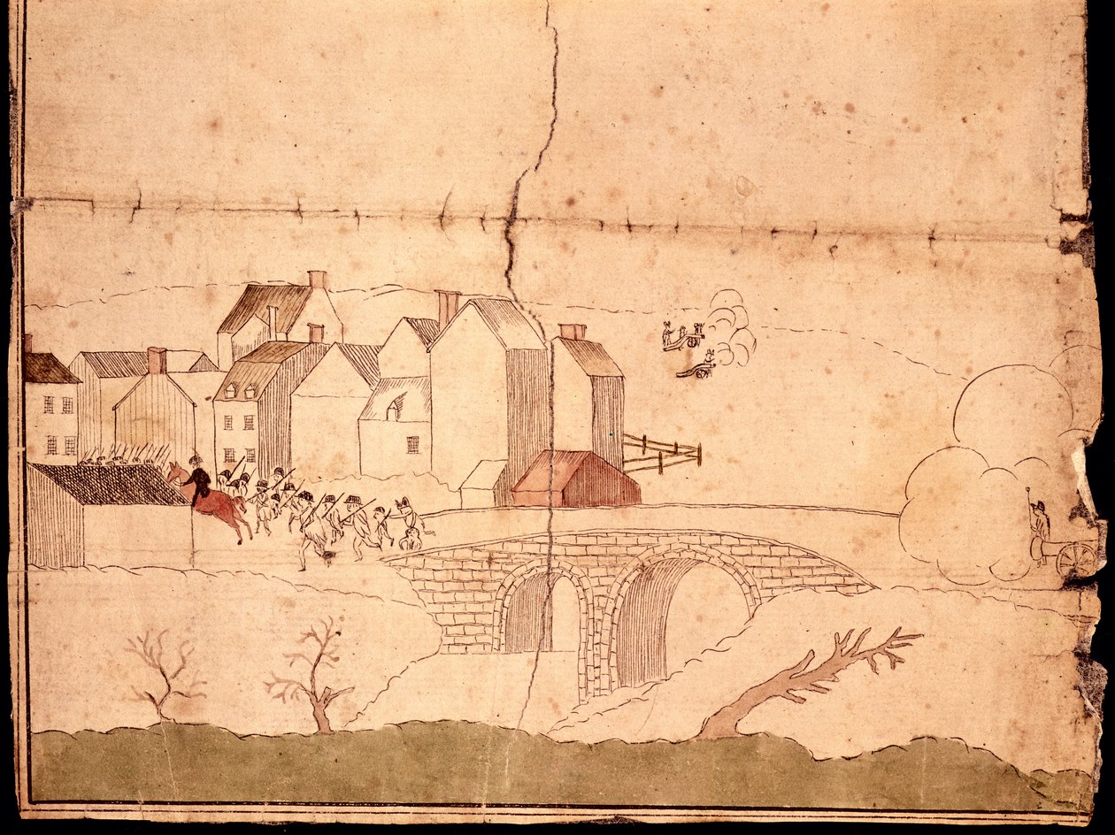 La battaglia di Lexington e Concord da American School