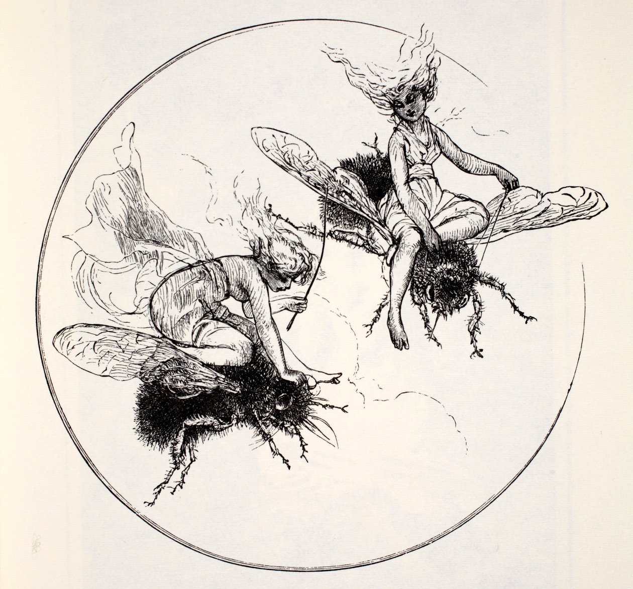 Le Fate, da La guida mondiale a gnomi, fate, elfi e altri piccoli esseri di Thomas Keightley, pubblicato nel 1880 da American School