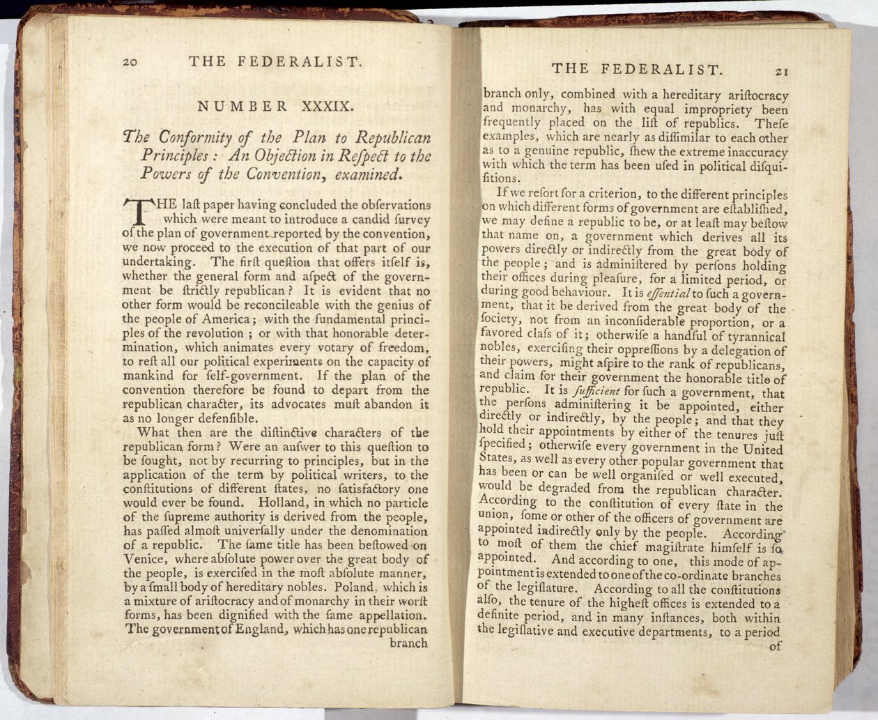 Il Federalista, pubblicato nel 1788 da American School