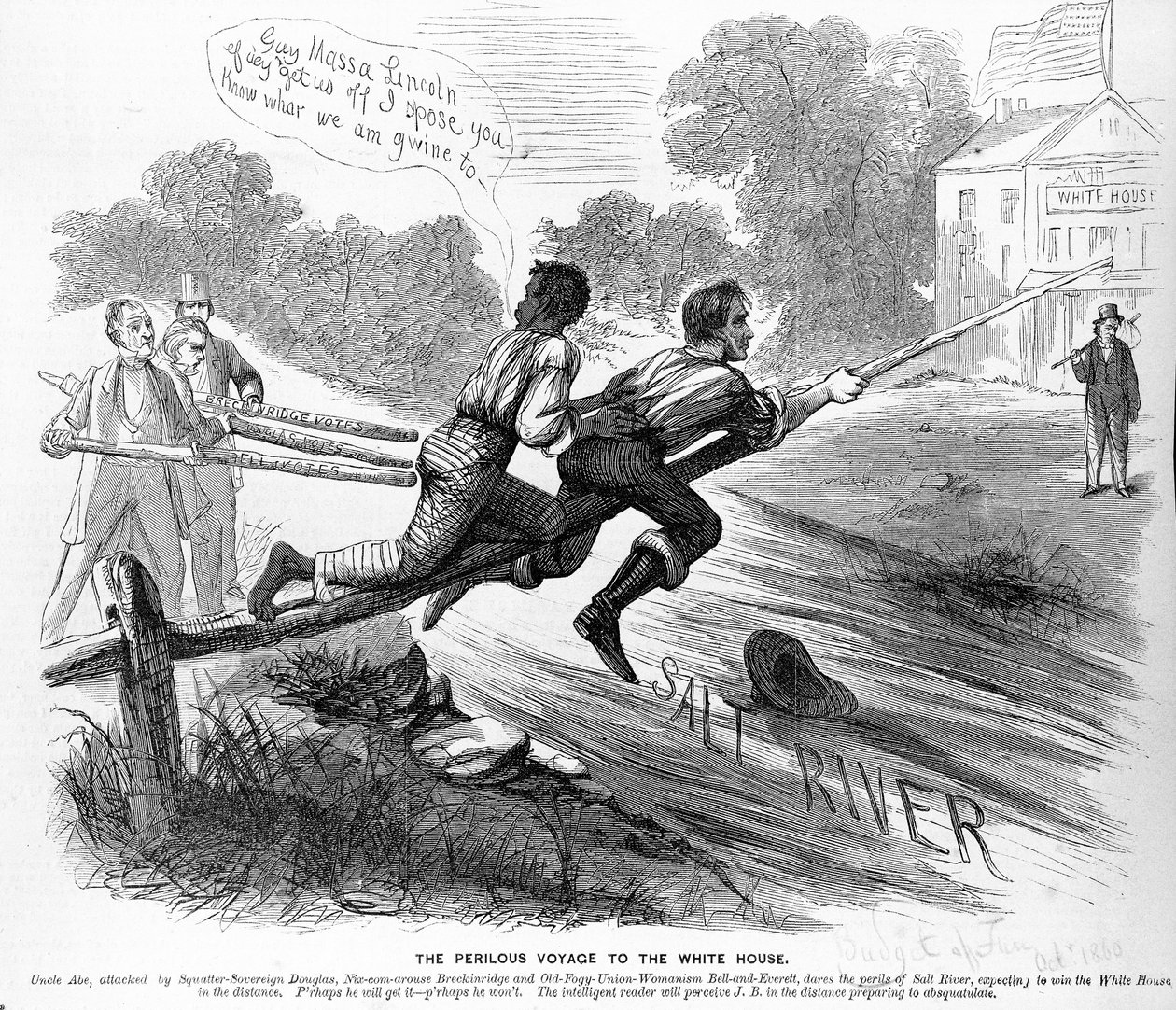 Il pericoloso viaggio verso la Casa Bianca, da The Humors of War da American School