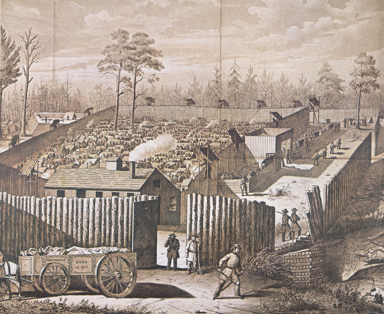 Il campo di prigionia di Andersonville da American School