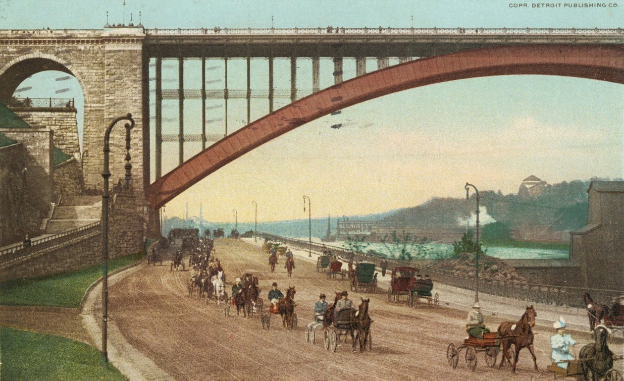 The Speedway, New York, c.1911 da American School