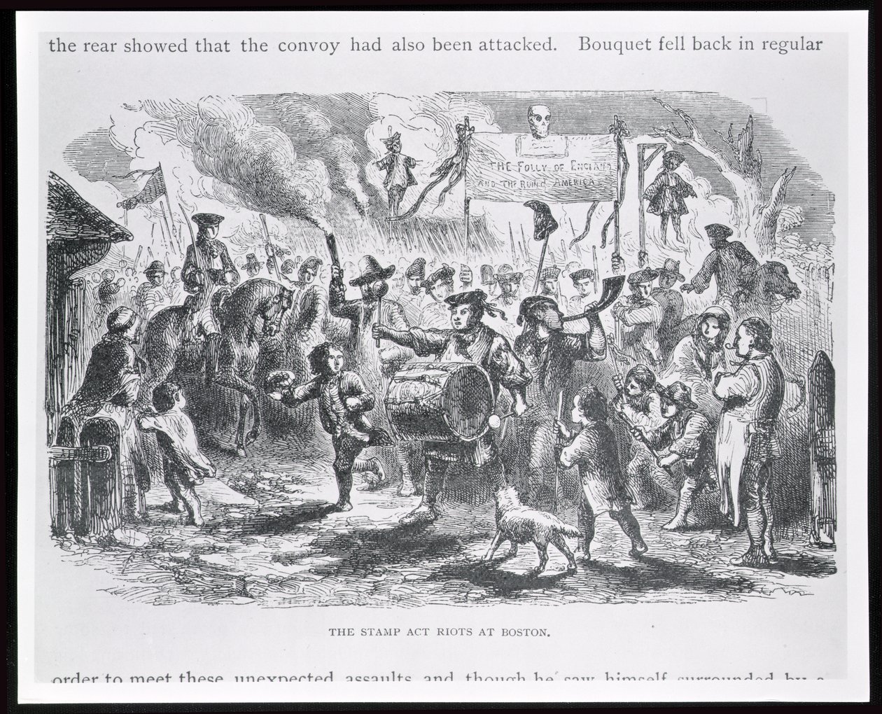 Le rivolte dello Stamp Act a Boston, 25 agosto 1765, da 
