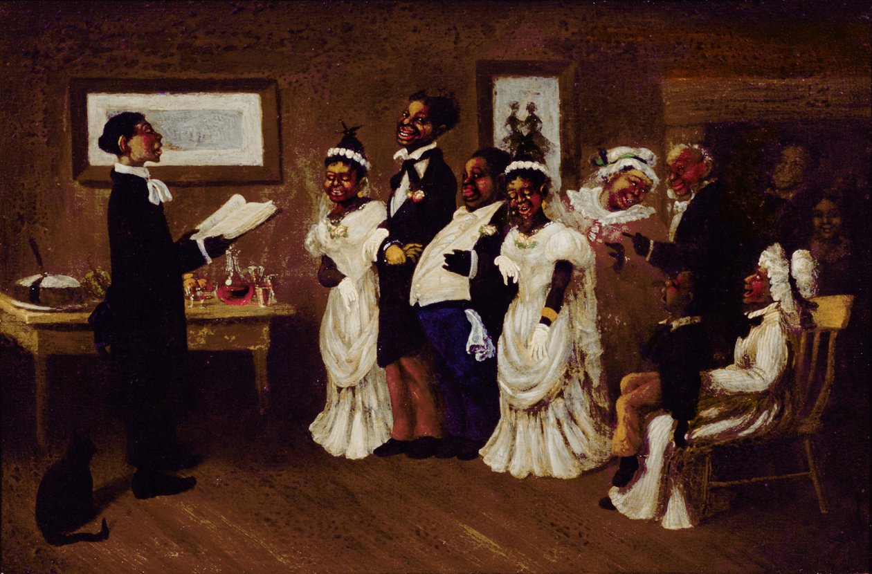 Il matrimonio, c.1850 da American School