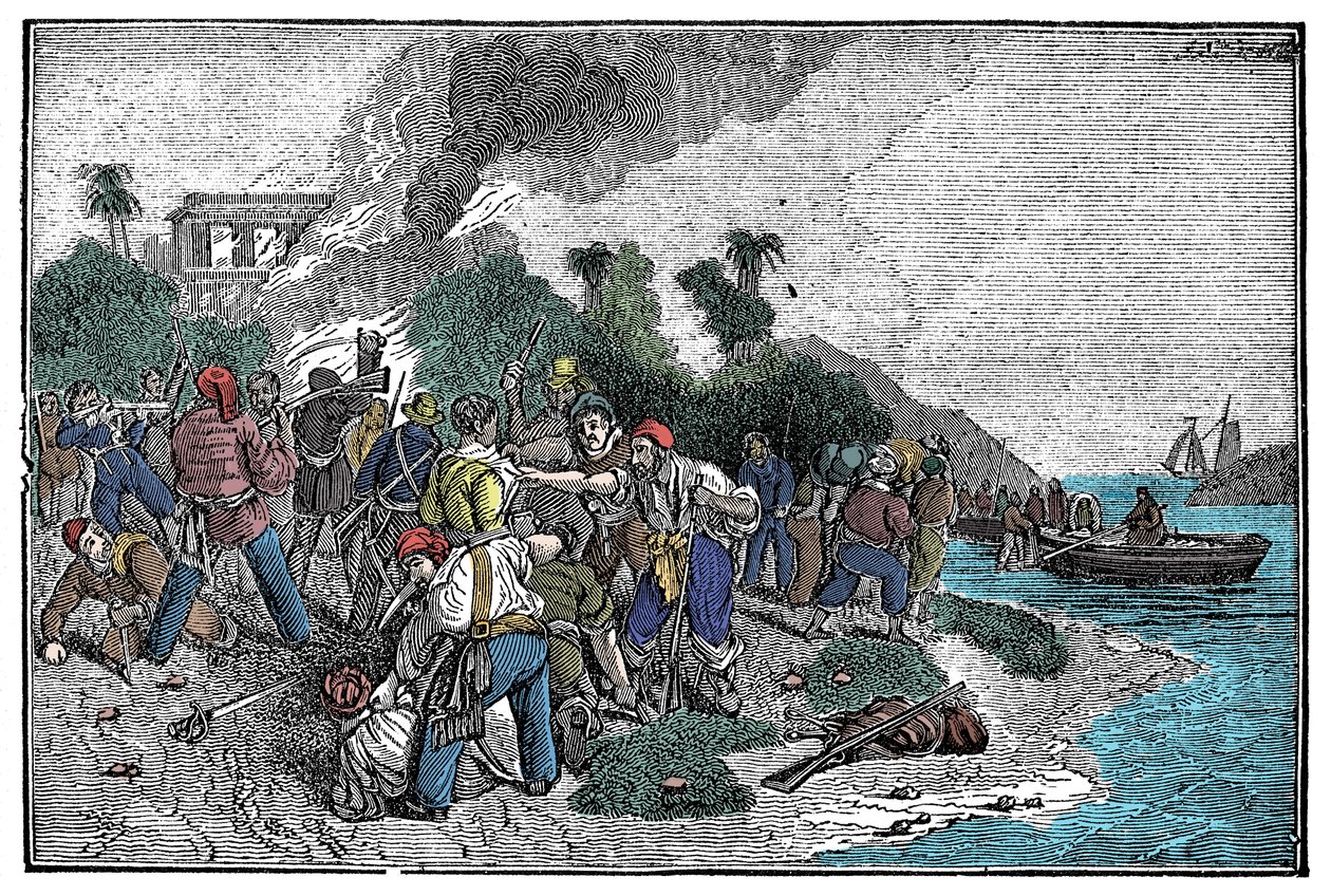 La morte del Capitano Edward Davis da American School