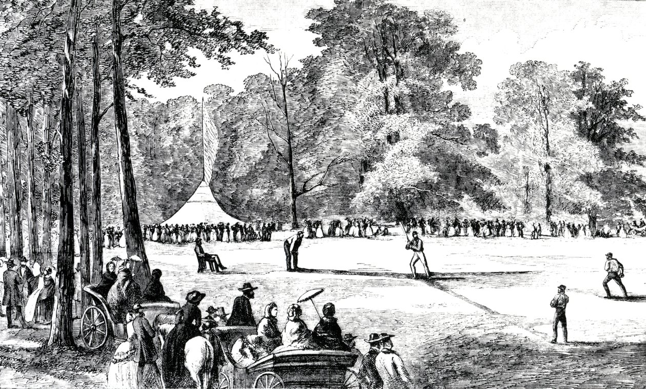 La prima convenzione dei club di baseball, New York, 1857 da American School