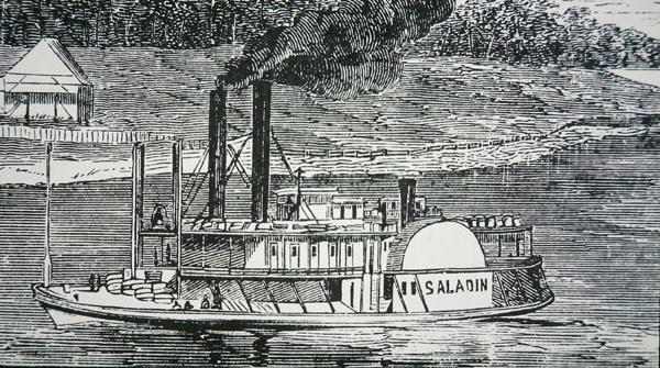 Il battello a ruota laterale 