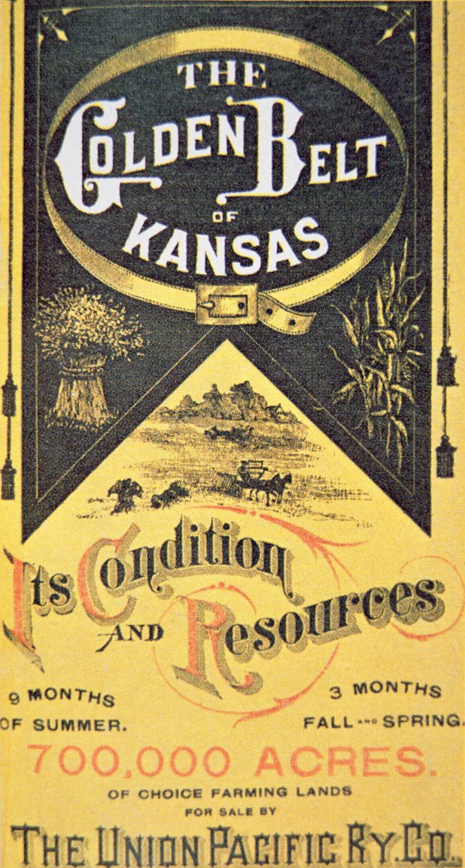 Poster della Union Pacific Railroad, c.1880 da American School