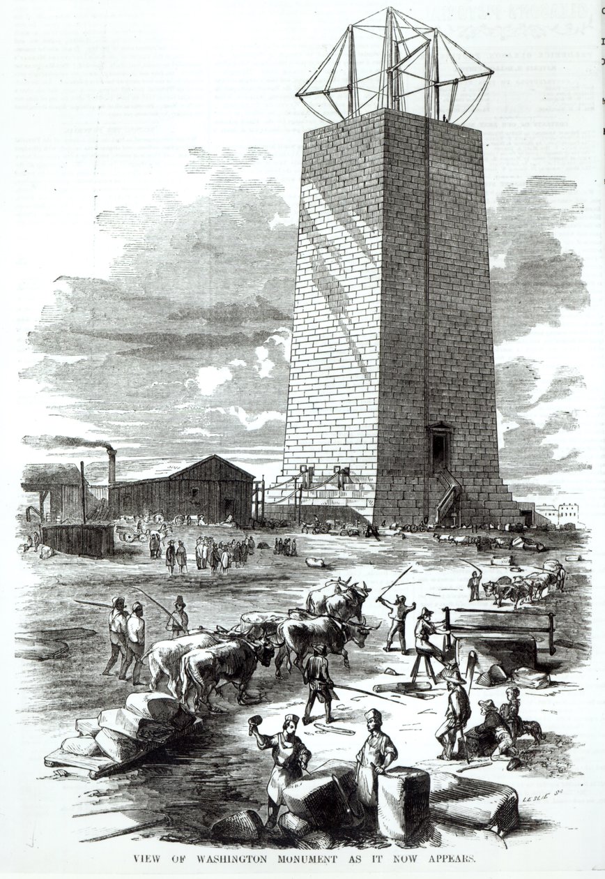 Veduta del Monumento a Washington come appare ora, da 