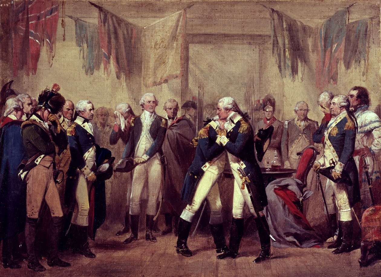 Addio di Washington ai suoi ufficiali alla Fraunces Tavern, New York, New York, 4 dicembre da American School