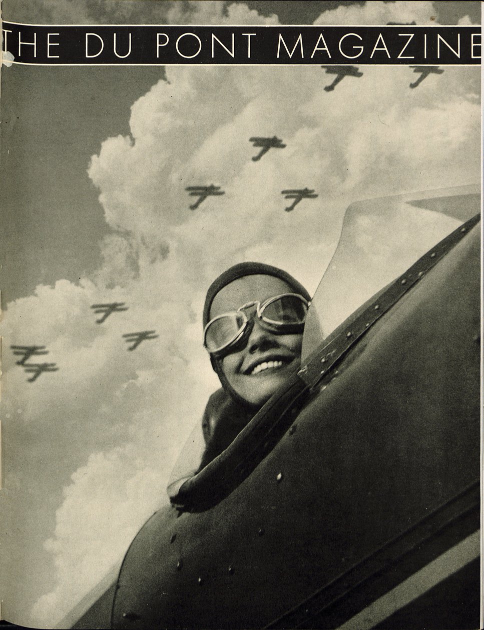 Ali in alto, copertina della rivista DuPont, maggio 1934 da American School