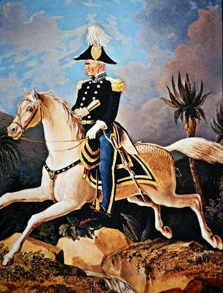 Zachary Taylor (litografia a colori) da American School