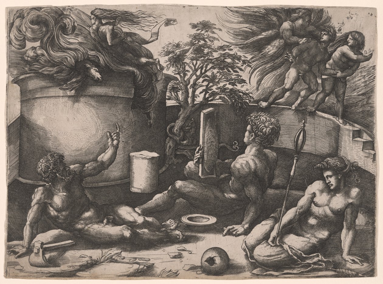 Allegoria della cacciata dal Paradiso e del sacrificio di Abele da Amico Aspertini