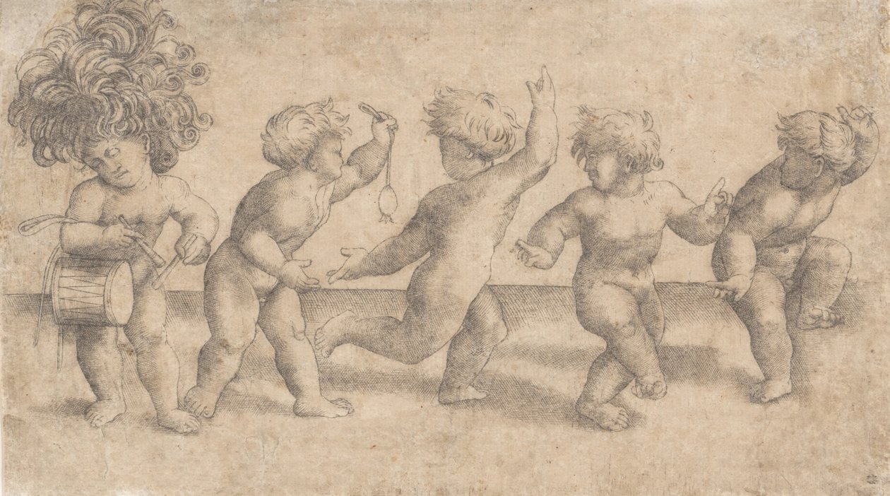 Cinque putti danzanti da Amico Aspertini
