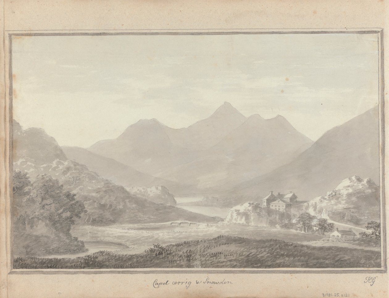 Vedute in Inghilterra, Scozia e Galles: Capel Cerrig e Snowdon da Amos Green