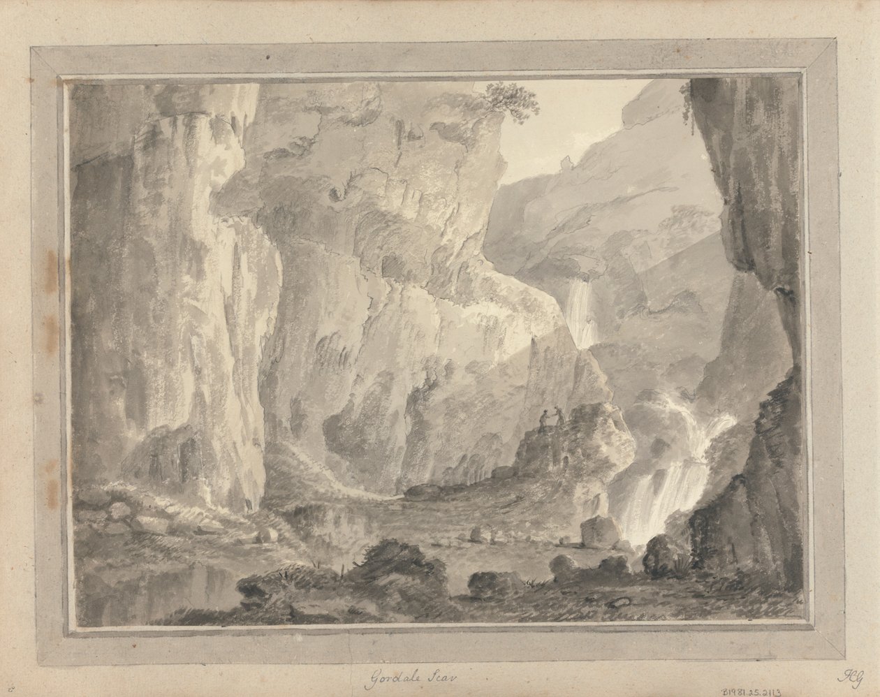 Vedute in Inghilterra, Scozia e Galles: Gordale Scar da Amos Green