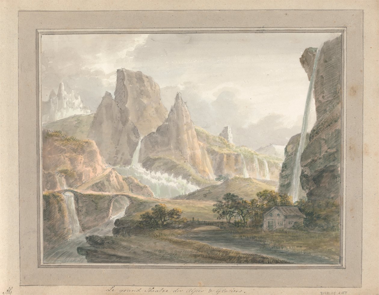 Vedute in Inghilterra, Scozia e Galles: Le Grand Theatre des Alps e Ghiacciai da Amos Green