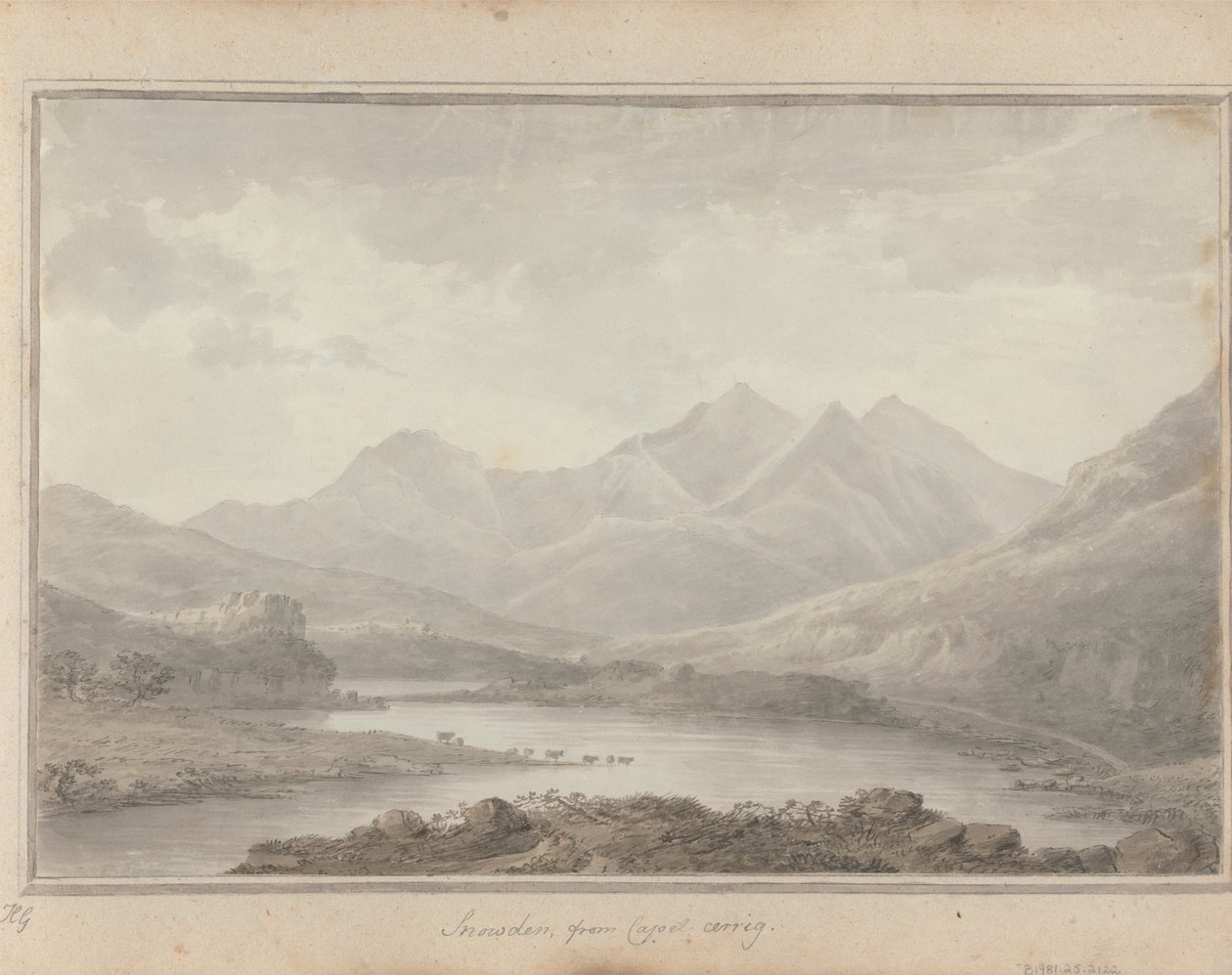 Vedute in Inghilterra, Scozia e Galles: Snowdon, da Capel Cerrig da Amos Green