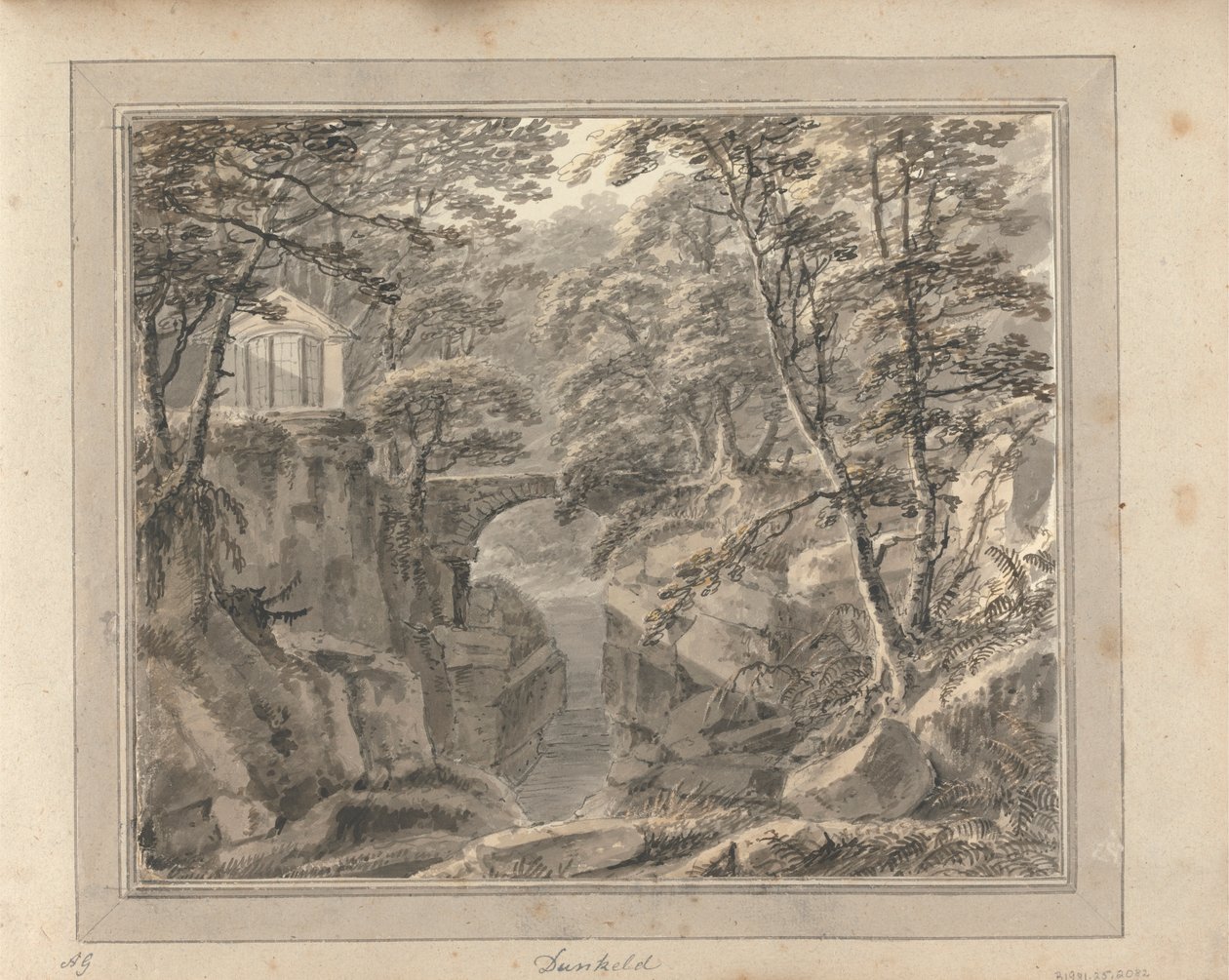 Vedute in Inghilterra, Scozia e Galles: Tour in Scozia; Dunkeld da Amos Green