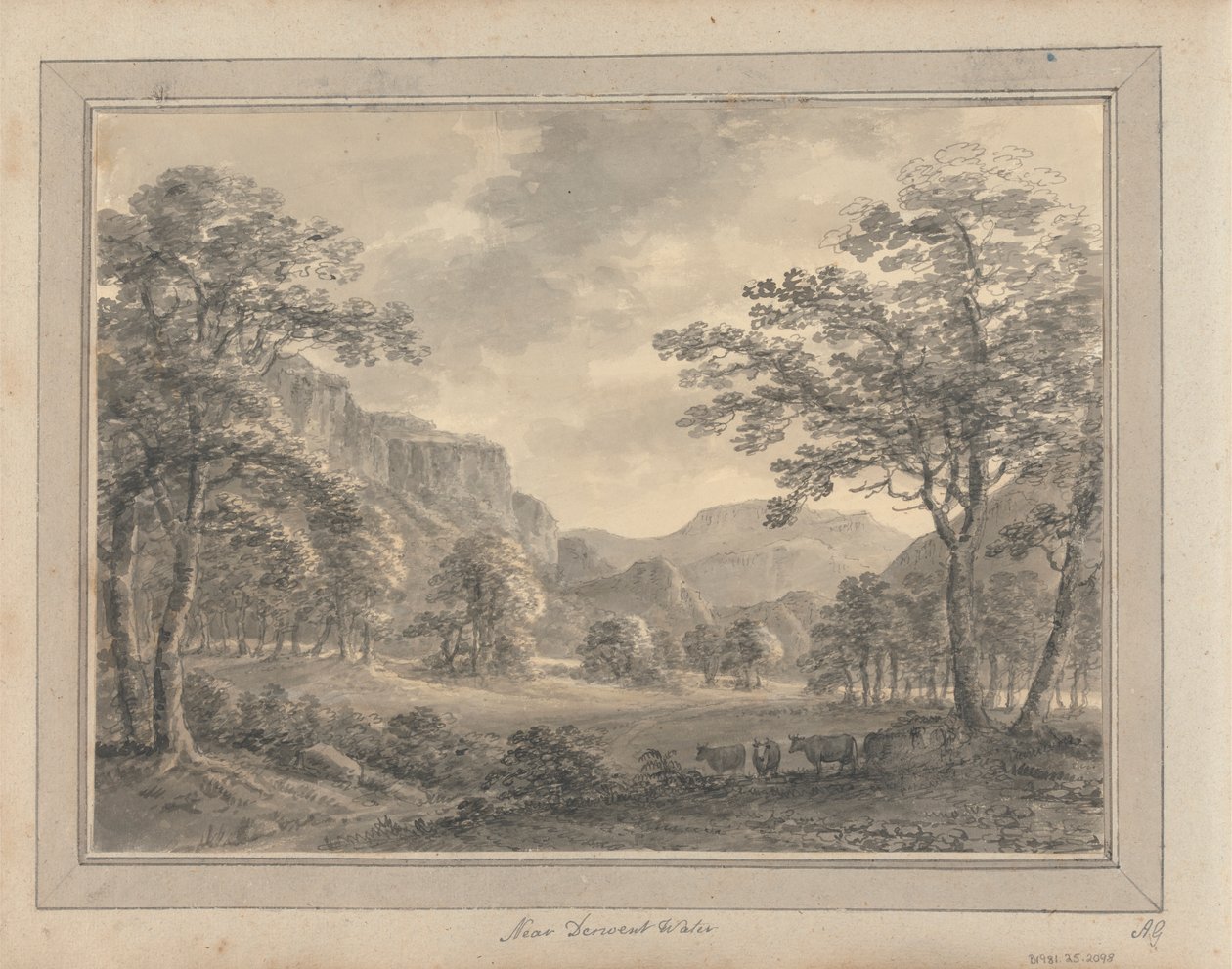 Vedute in Inghilterra, Scozia e Galles; Tour in Scozia: Vicino a Derwent Water da Amos Green