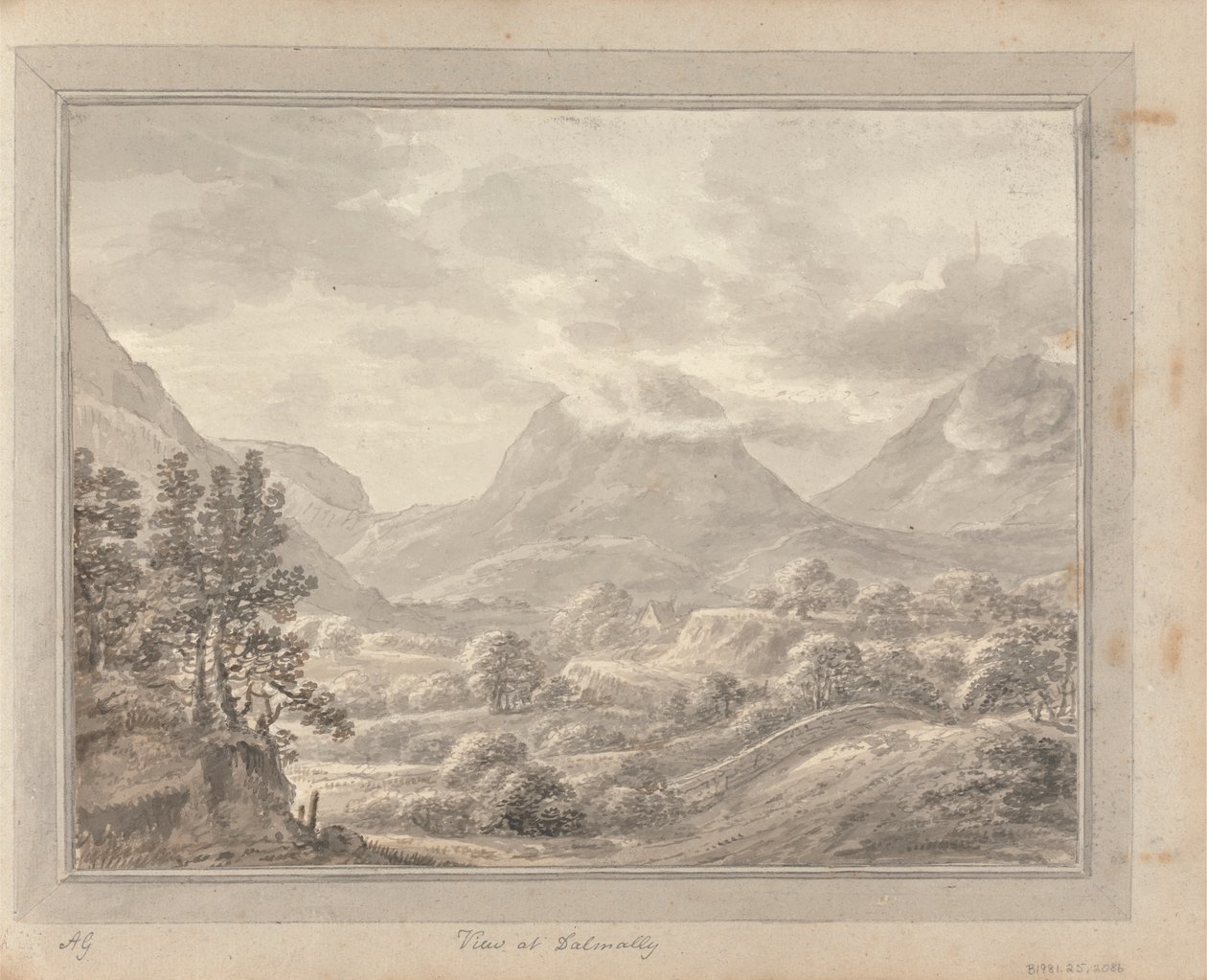 Vedute in Inghilterra, Scozia e Galles: Tour in Scozia; Vista a Dalmally da Amos Green