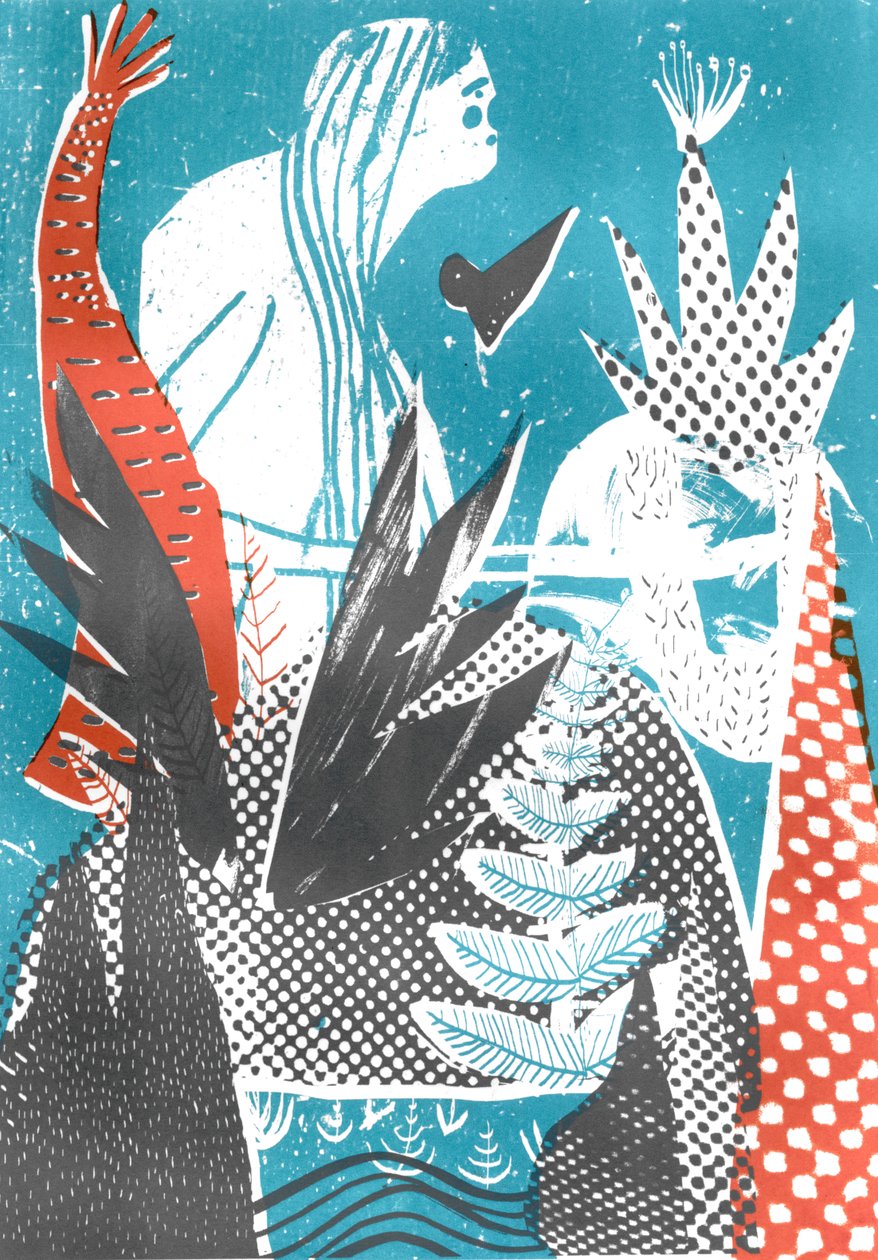 Moduli 5, 2015 (stampa schermo) da Amy Louise Evans