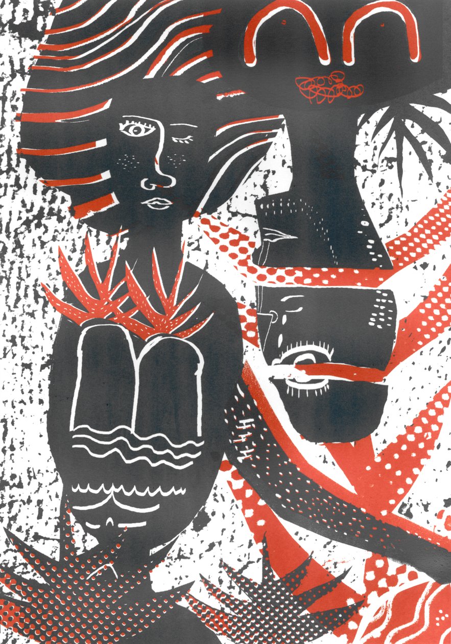 Cresciamo 2, 2015 (serigrafia) da Amy Louise Evans
