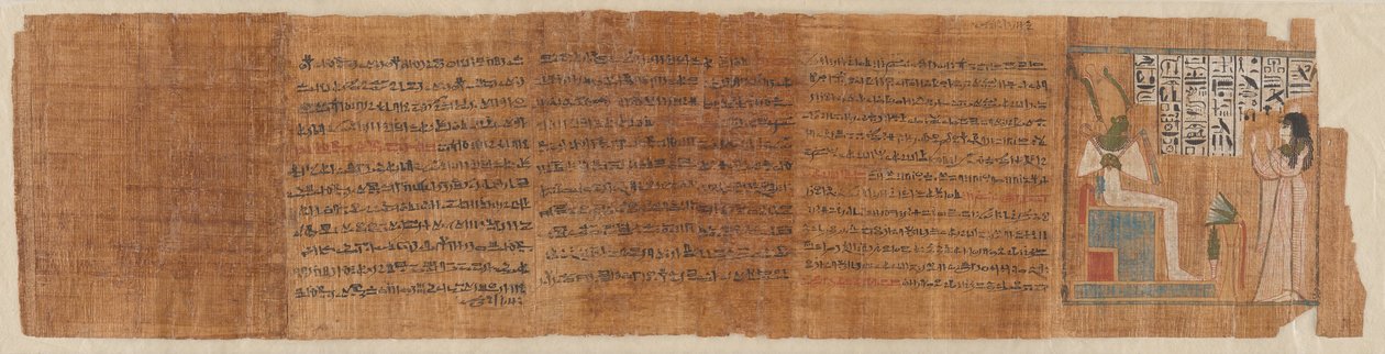Papiro funerario di Tayuhenutmut da Ancient Egyptian