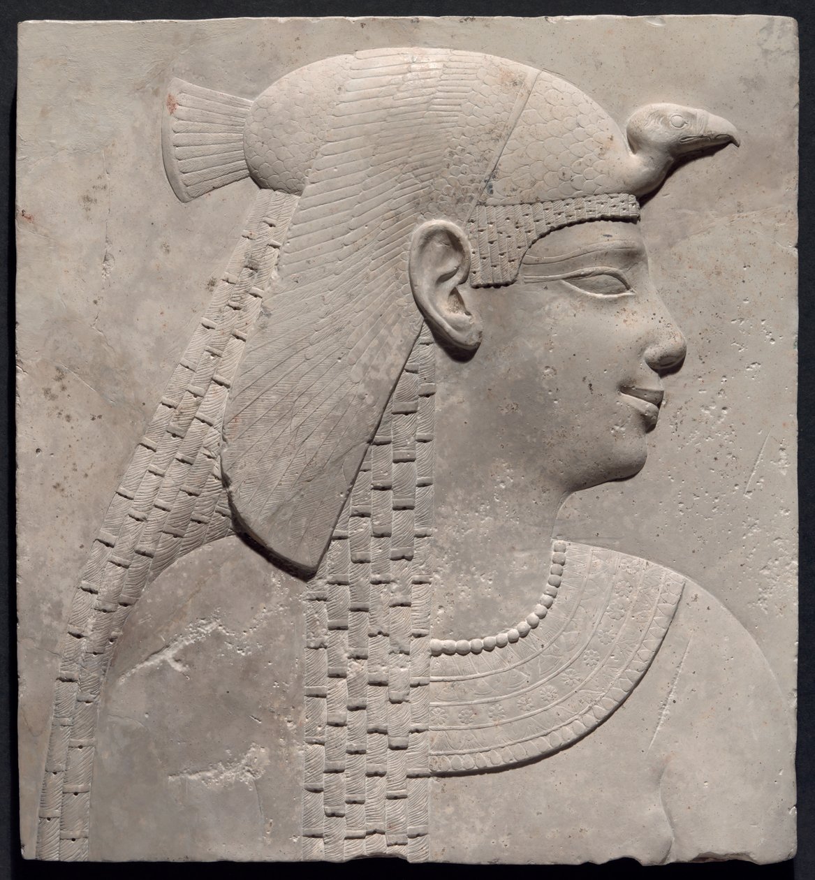 Targa raffigurante una regina o una dea da Ancient Egyptian