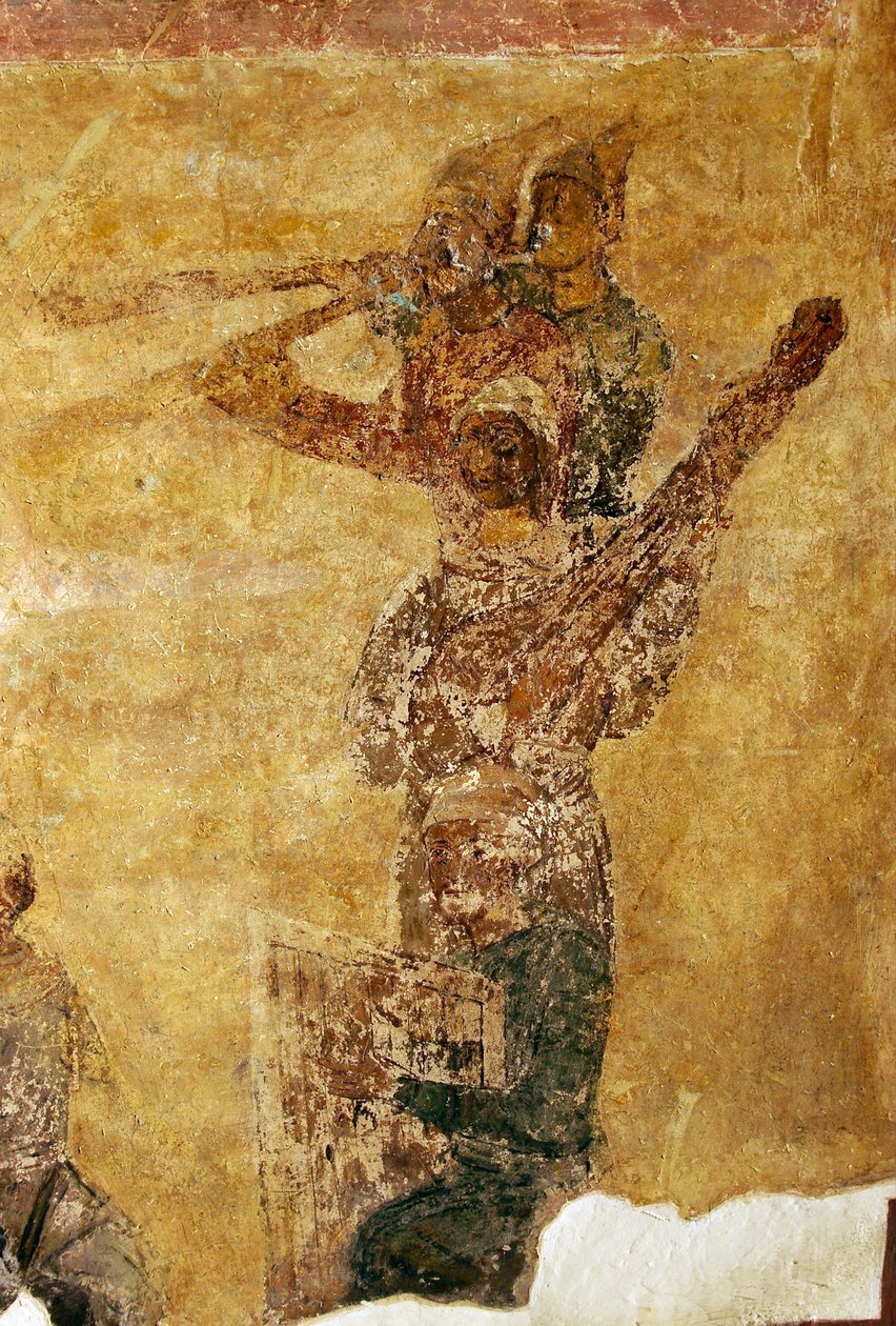 Musicisti e acrobati (dettaglio) da Ancient Russian frescos
