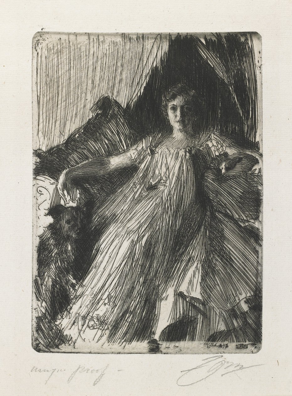 Maud Cassel (Mrs. Ashley) da Anders Leonard Zorn