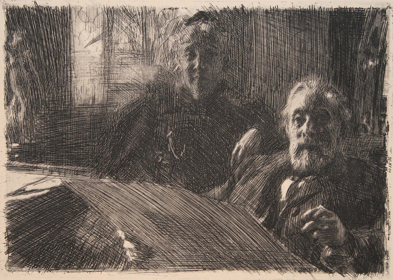 Il signore e la signora Fürstenberg da Anders Leonard Zorn