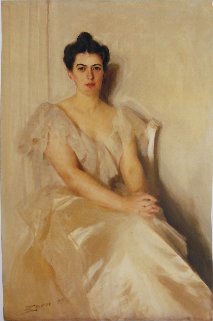 Signora Frances Cleveland da Anders Leonard Zorn