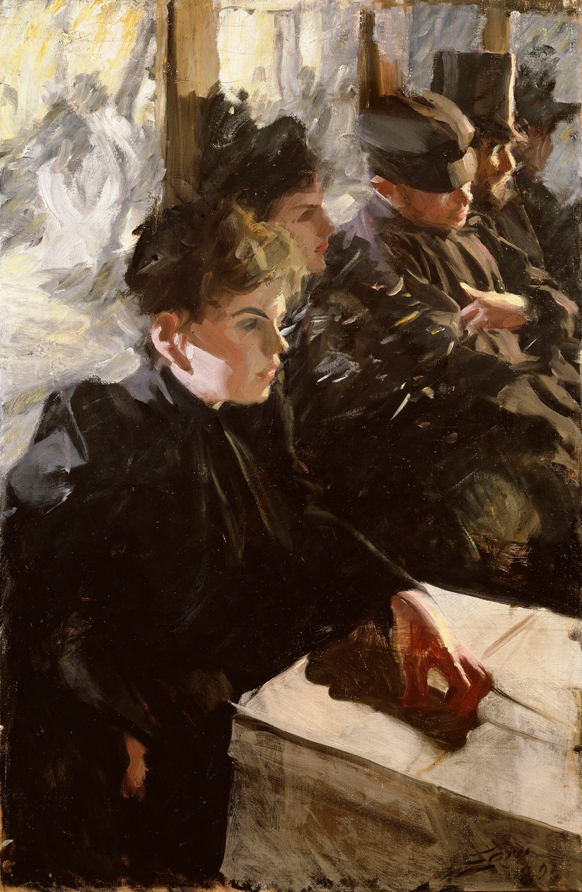 Omnibus I, 1895 da Anders Leonard Zorn