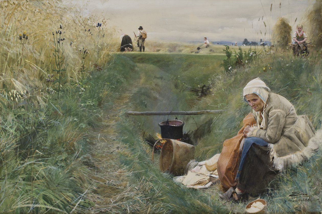 Il nostro pane quotidiano, 1886 da Anders Leonard Zorn