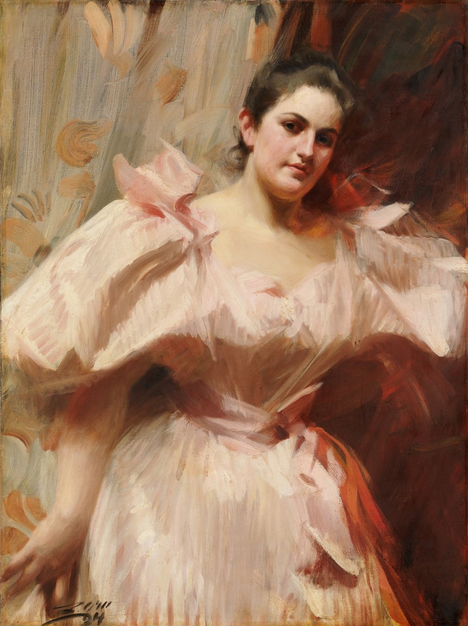Ritratto di Frieda Schiff da Anders Leonard Zorn
