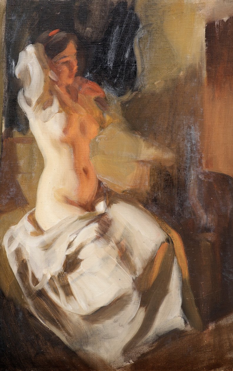 Nudo alla luce del fuoco da Anders Leonard Zorn