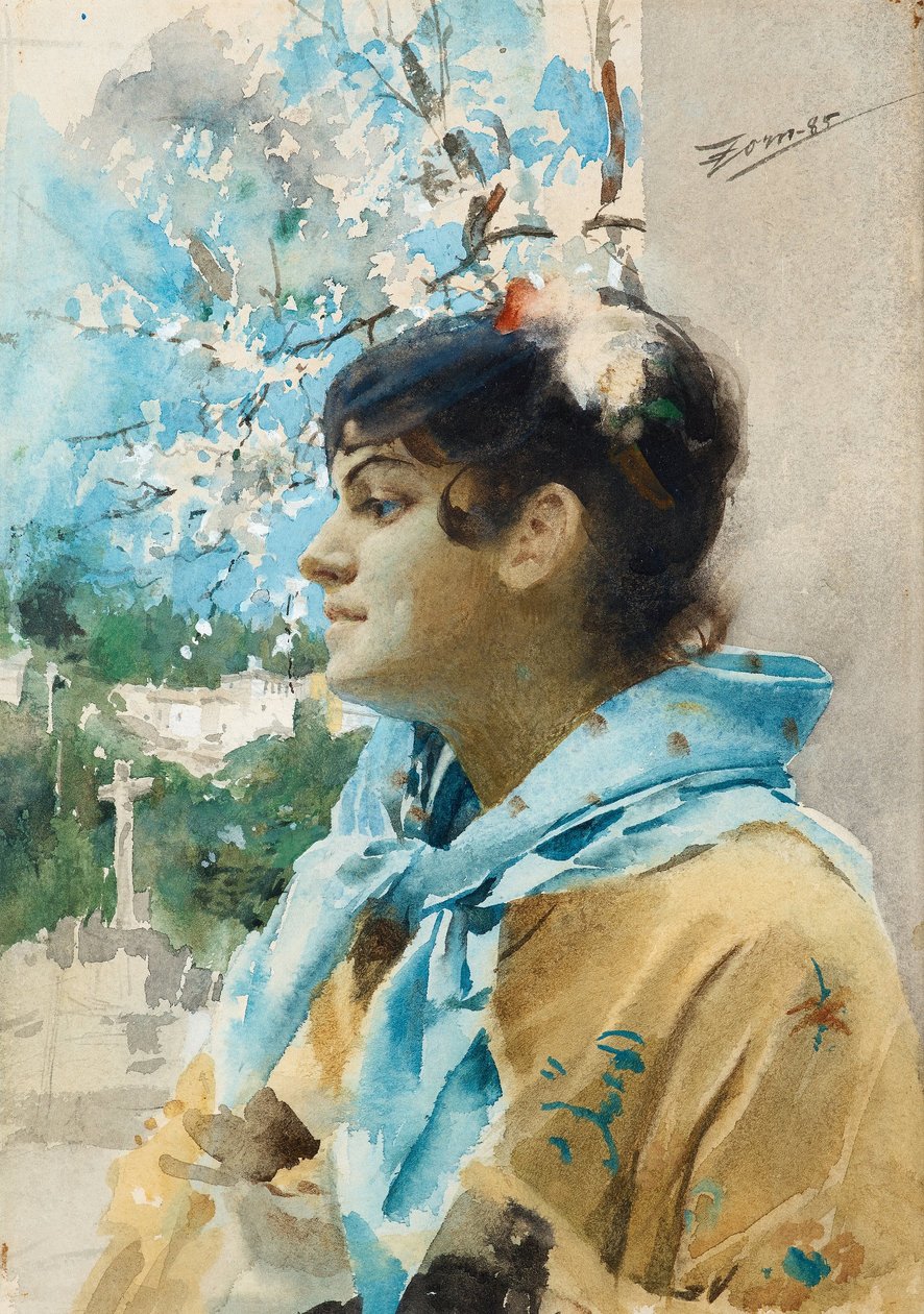 Spagnola di Profilo I da Anders Leonard Zorn