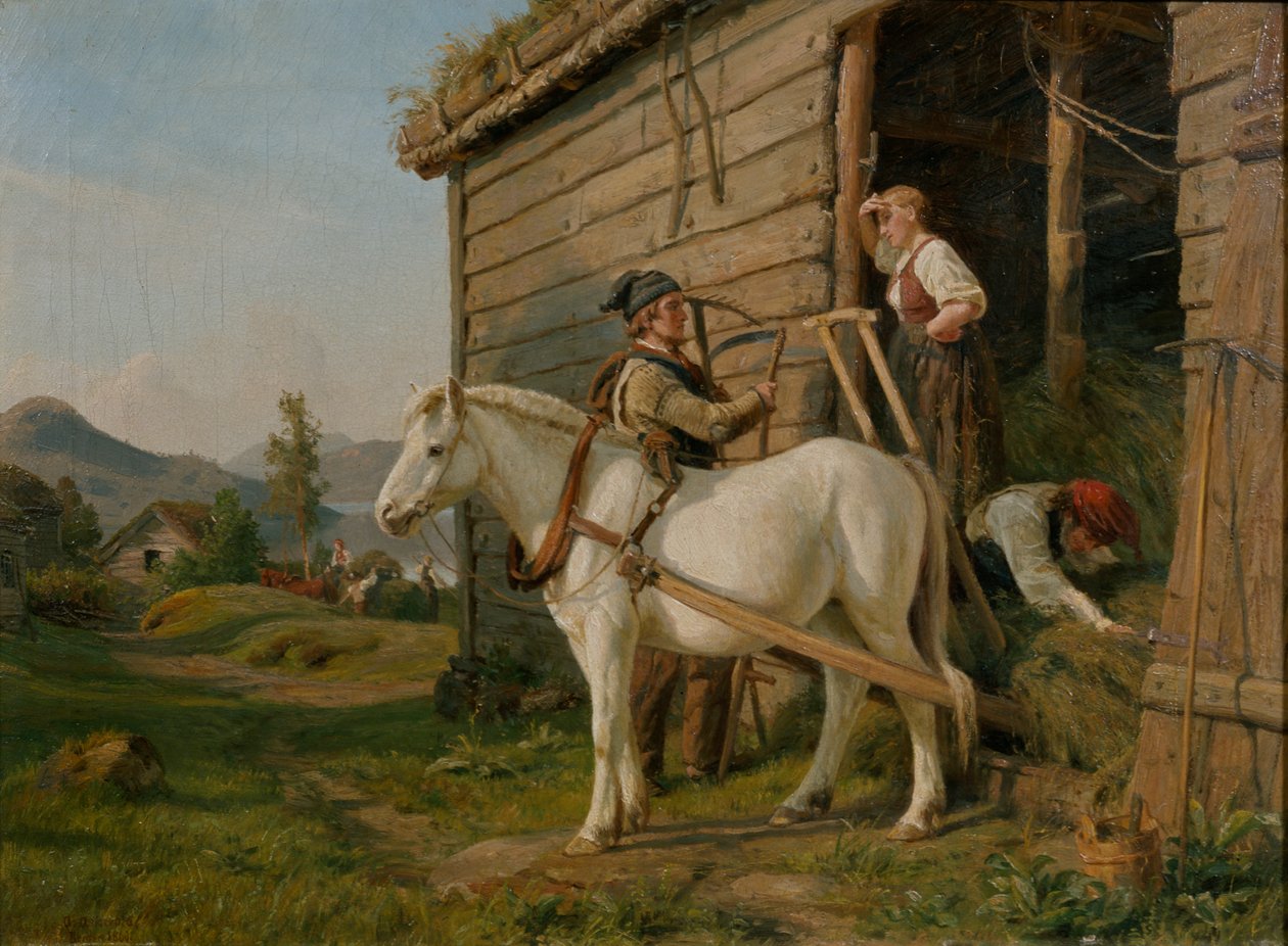 Trasporto di fieno da Anders Askevold