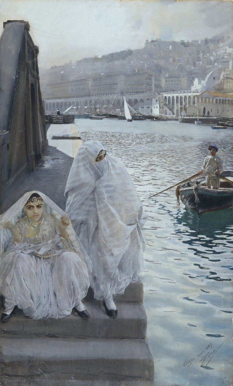 Dal porto di Algeri da Anders Leonard Zorn