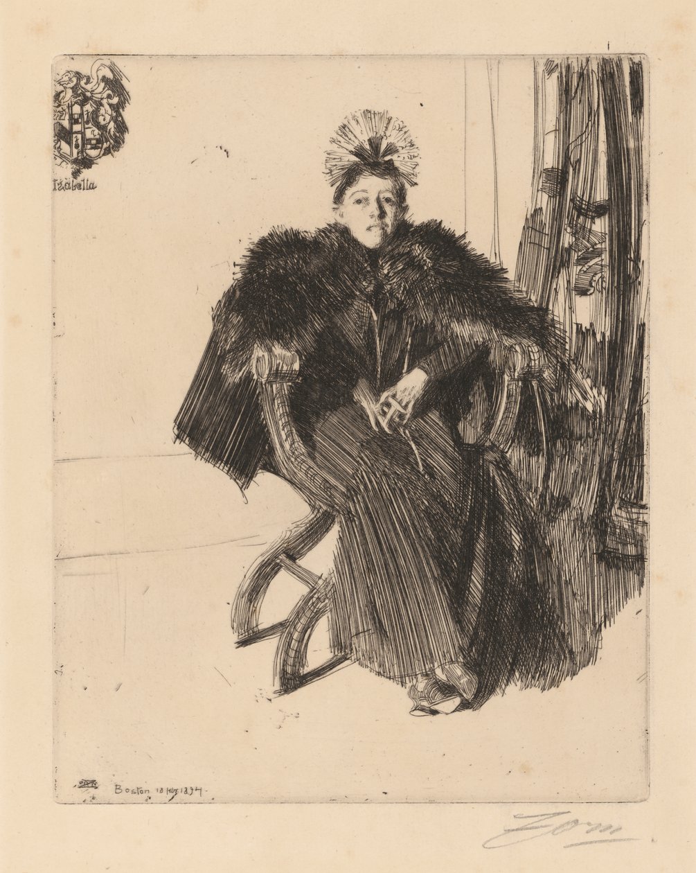 Isabella Stewart Gardner da Anders Leonard Zorn
