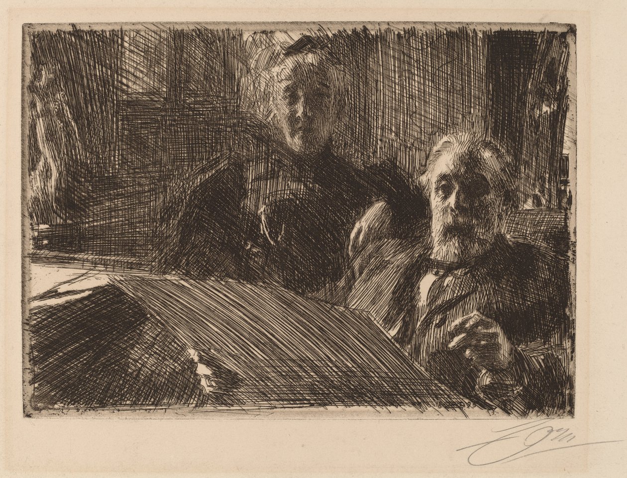 Il signor e la signora Furstenburg, 1895 da Anders Leonard Zorn