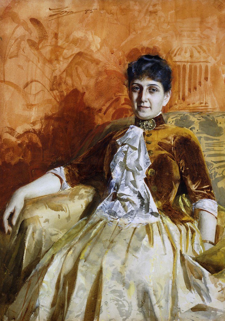 Ritratto di Lisen Lamm, 1885 da Anders Leonard Zorn