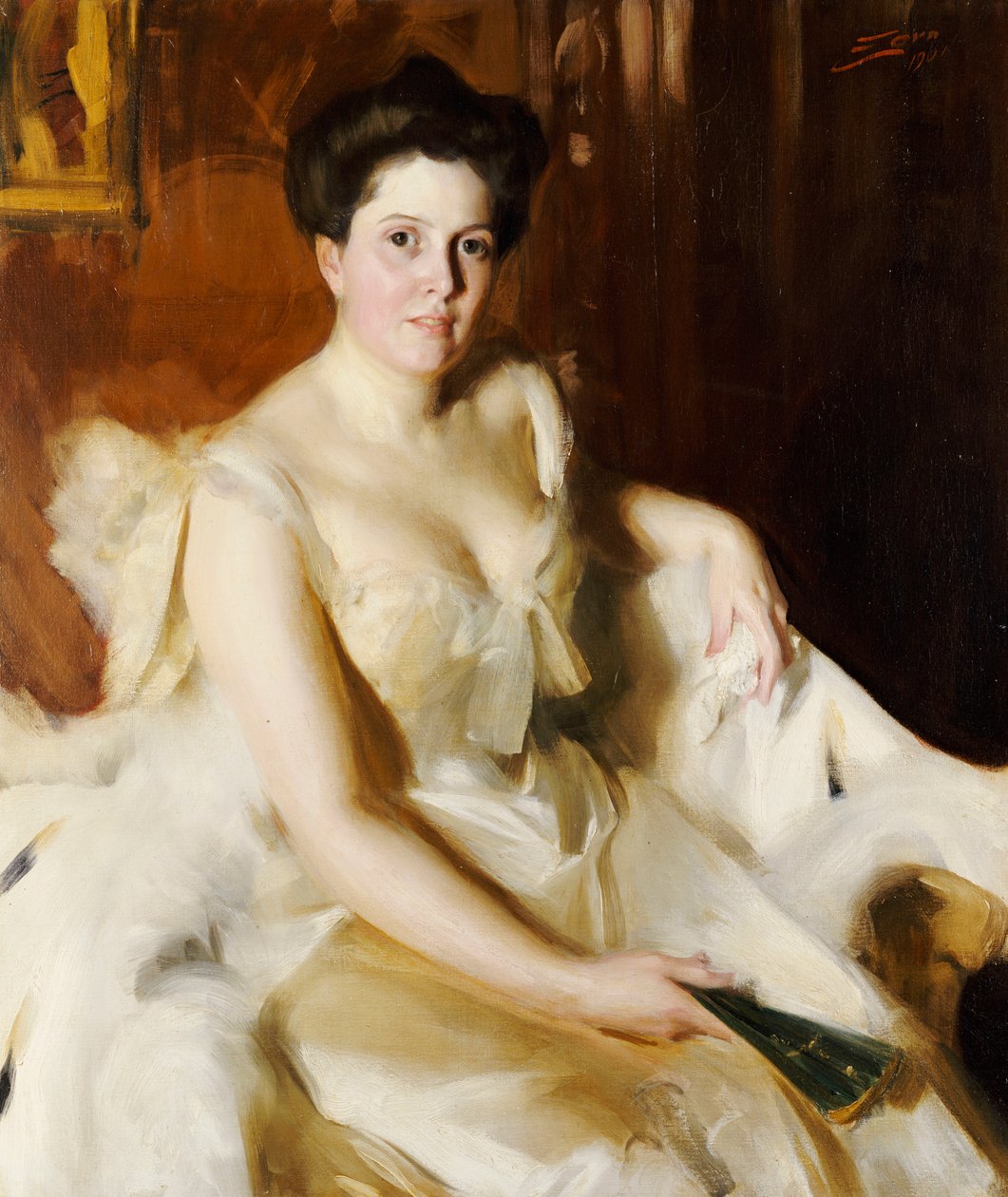 Ritratto di Mrs de Ver Warner da Anders Leonard Zorn